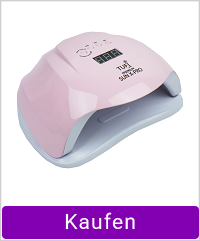 Manikürelampe TUFI profi PREMIUM SUN X-PRO 72 Watt rosa